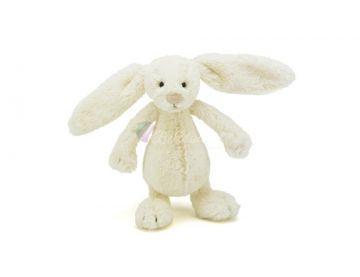 KRÓLIK Bashful Cream Bunny, Jellycat, wys. 18 cm