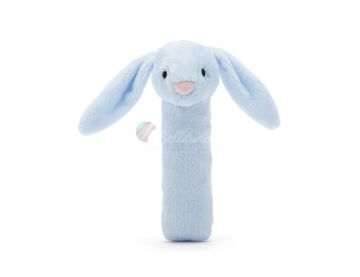 KRÓLIK PISZCZAŁKA Bashful Blue Bunny Squeaker Toy, Jellycat, wys. 14 cm