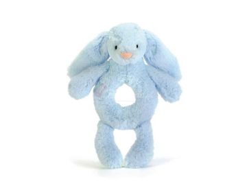 KRÓLIK GRZECHOTKA DO TRZYMANIA, Bashful Blue Bunny Grabber, Jellycat, wys. 13 cm 