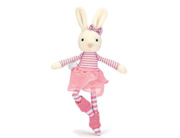 KRÓLIK BALERINA, Jazzy Jiver Cream Bunny, Jellycat, wys. 24 cm 