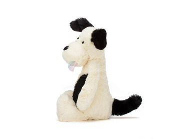 SZCZENIAK, pluszowy piesek Bashful Black & Cream Puppy, Jellycat, wys. 31 cm