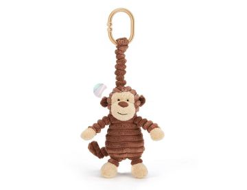 ZAWIESZKA DRGAJĄCA MAŁPKA, Cordy Roy Baby Monkey Jitter, Jellycat, wys. 14 cm