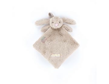 PLUSZOWA KSIĄŻECZKA beżowy królik, Sleepy Bunny Book, Jellycat, wys. 15 cm