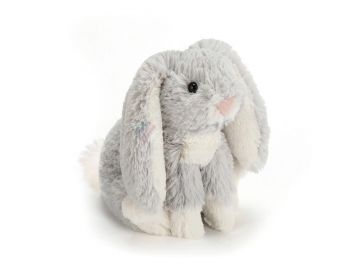 PLUSZOWY KRÓLIK, Loppy Silver Bunny, Jellycat, dł. 21 cm 