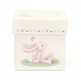 MOJA PIERWSZA RÓŻOWA SZMATKA KRÓLIK, My First Pink Bunny Soother, Jellycat, wymiary kocyka 23 x 23 cm