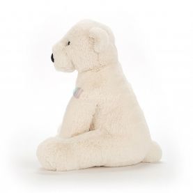 PLUSZOWY MIŚ POLARNY (średni) Perry Polar Bear, Jellycat, wym. H26 x W25 cm