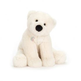 PLUSZOWY MIŚ POLARNY (mały) Perry Polar Bear, Jellycat, wym. H19 x W10 cm