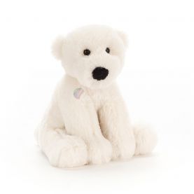 PLUSZOWY MIŚ POLARNY (malutki) Perry Polar Bear, Jellycat, wym. H12 x W5 cm