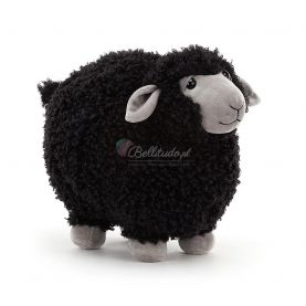 PLUSZOWA CZARNA OWCA Rolbie Black Sheep (duża), Jellycat, wys. 28 cm