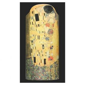WAZON POCAŁUNEK, Gustav Klimt, Parastone, wys. 23 cm, śr. 10 cm