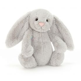 PROMOCJA KRÓLIK Bashful Silver Bunny, Jellycat, wys. 31 cm