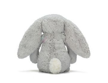 OGROMNY PLUSZOWY KRÓLIK Bashful Silver Bunny, Jellycat, wys. 108 cm
