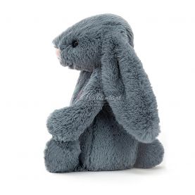 KRÓLIK Bashful Dusky Blue Bunny, Jellycat, wys. 31 cm