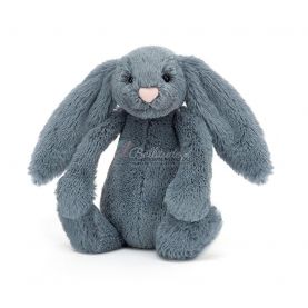 KRÓLIK Bashful Dusky Blue Bunny, Jellycat, wys. 18 cm