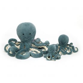 Ośmiornica niebieska (duża), Storm Octopus, Jellycat, wys. 49 cm